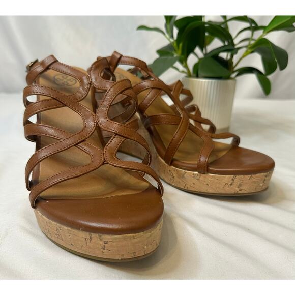 Daisy Fuentes Wedge Sandals Size 10 - Picture 2 of 10